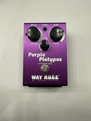Way Huge Purple Platypus Octidrive MKII Octave Overdrive Guitar