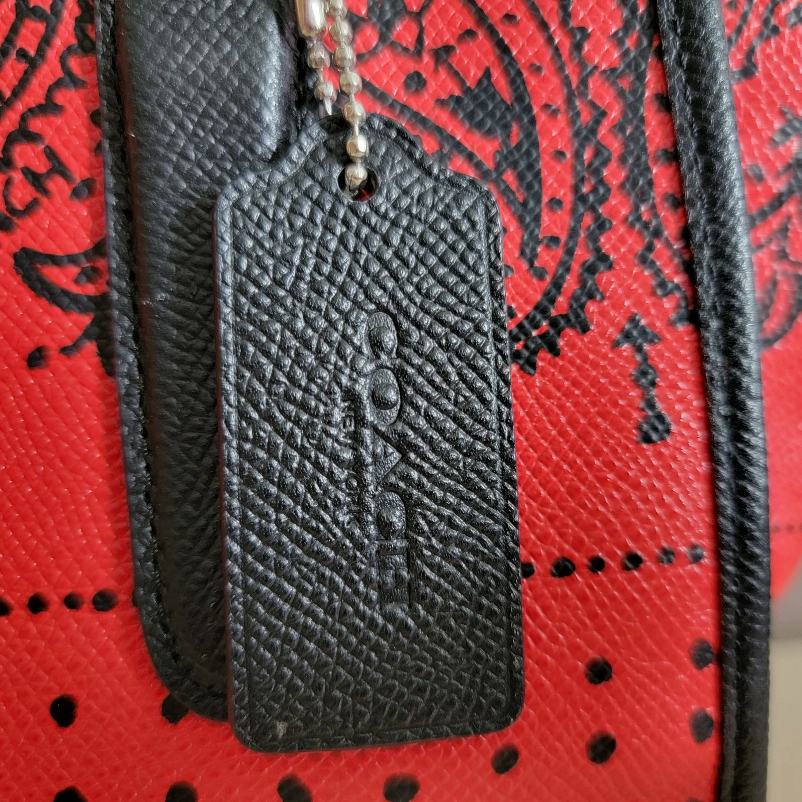 Borsa a tracolla Coach Crosby MINI in pelle stampata incrociata