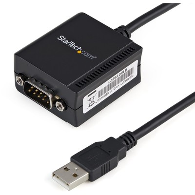 StarTech.com USB to Serial Adapter - 1 port - USB Powered - FTDI USB UART Chip -