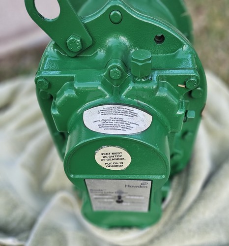 Roots Rotary Lobe Blower Part # 45 U- 6 Available, Howden,