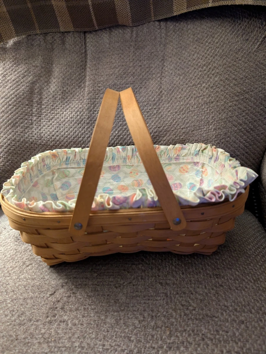Basket With Liner In Longaberger Baskets (2000-2004) for sale | eBay