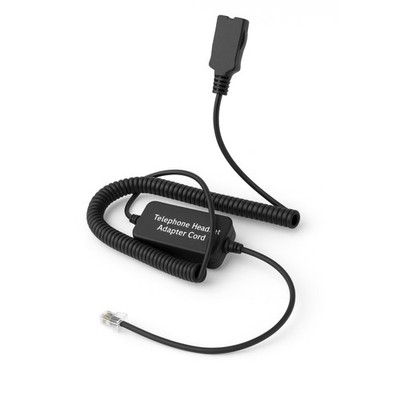 Global Teck Worldwide QD Adapter Cable Jabra GN Headset RJ9 RJ22 Smart Cord