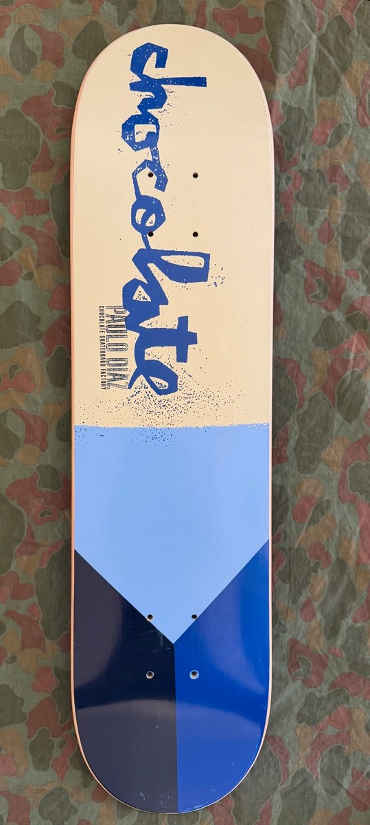 Chocolate Skateboards Flags Series Paulo Diaz Deck 1998 New Rare