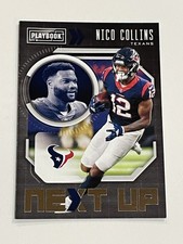 2021 Panini Playbook Football Next Up #NXT-NCO - Nico Collins - Houston Texans