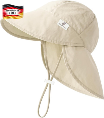 Baby Sonnenhut UV-Schutz Baumwolle für empfindliche Haut kinder | sonnenschutz მ