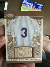 2025 Leaf Lumber Baseball CURTIS GRANDERSON Game Used Bat Relic #/45 NY Mets