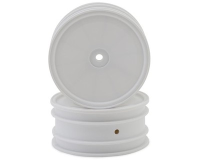 Kyosho Optima 2.2'' Front Dish Wheels (White) (2) [KYOOTH247WB]