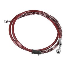 51.18" Length 10mm ID Motorcycle Hydraulic Brake Line Oil Hose Pipe Red