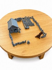 DND Village Yard Terrain Set 28mm Scale Farm / Outdoor Scenery Tabletop RPG