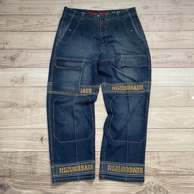 Vintage Marithe Francois Girbaud Blue Jeans Mens Size 40 Spell Out