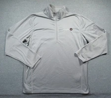 The North Face Sweater Mens Large Gray Quarter Zip Tech Fleece Pullover Outdoors