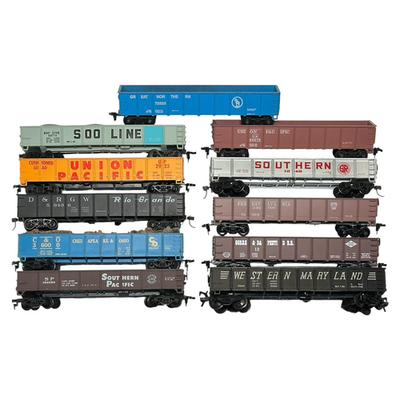 #ad #ad HO SCALE GONDOLA CARS LOT OF 11 SOO Damp;RGW GREAT NORTHERN SOUTHERN PENN $79.77