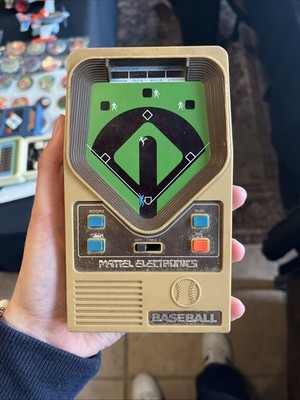 Vintage Mattel Electronics Baseball 1978  TESTED No Battery Cover