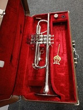 SALE Vintage Clean OLDS STUDIO Bb Trumpet Fullerton Ca ERA Buescher Case 7c Mp