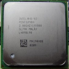 Intel Sl79K 4 2.8 Ghz Cpu - 1Mb Cache, 800Mhz Fsb - Socket 478 Tested Working