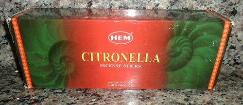 LOT OF 120 Stick Citronella Incense HEM ~ 6 TUBE OF 20 Sticks  = 120  FRESH - Bild 2 von 2