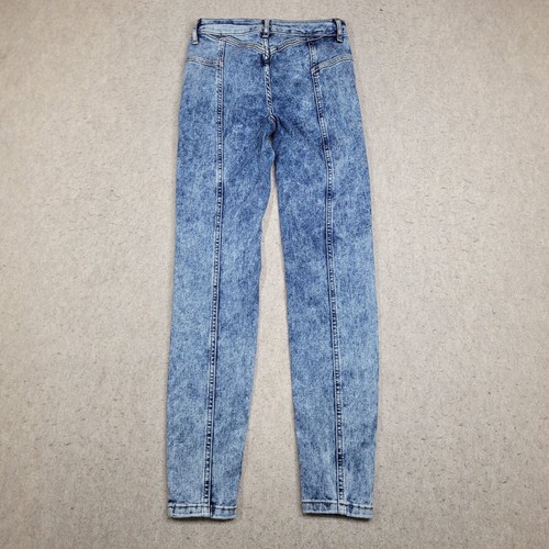 Free People Jeans Womens Size 24 Acid Stone Washed Skinny 24x27 - Picture 5 of 11