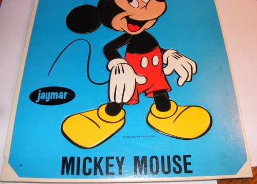 Vintage Micky Mouse Tray Puzzle by Jaymar #501 - Picture 3 of 4