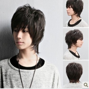 100 Realistic Natural Human Hair Men Long Toupee Full Wig Easy