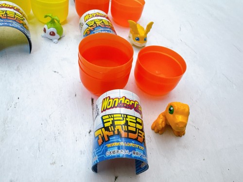 Digimon Adventure Wonder Capsule Mini Figure Lot Bulk 27pcs Vintage Bandai - Picture 7 of 21