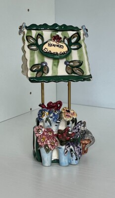 Blue Sky Clayworks-''Heather's Flower Cart''-T-lite-Heather Goldminc-BEB11204