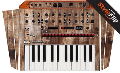 Korg Monologue Skin | Wood 1 | Protective Decal | StyleFlip Skins