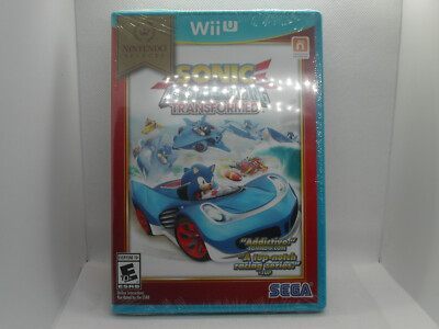 Sonic & All-Stars Racing Transformed (Nintendo Wii U, 2012) - New