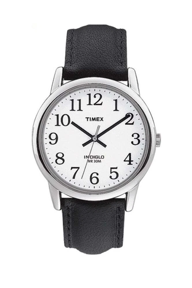 Timex Mens Easy Reader Indiglo Watch 35mm Water Resistant