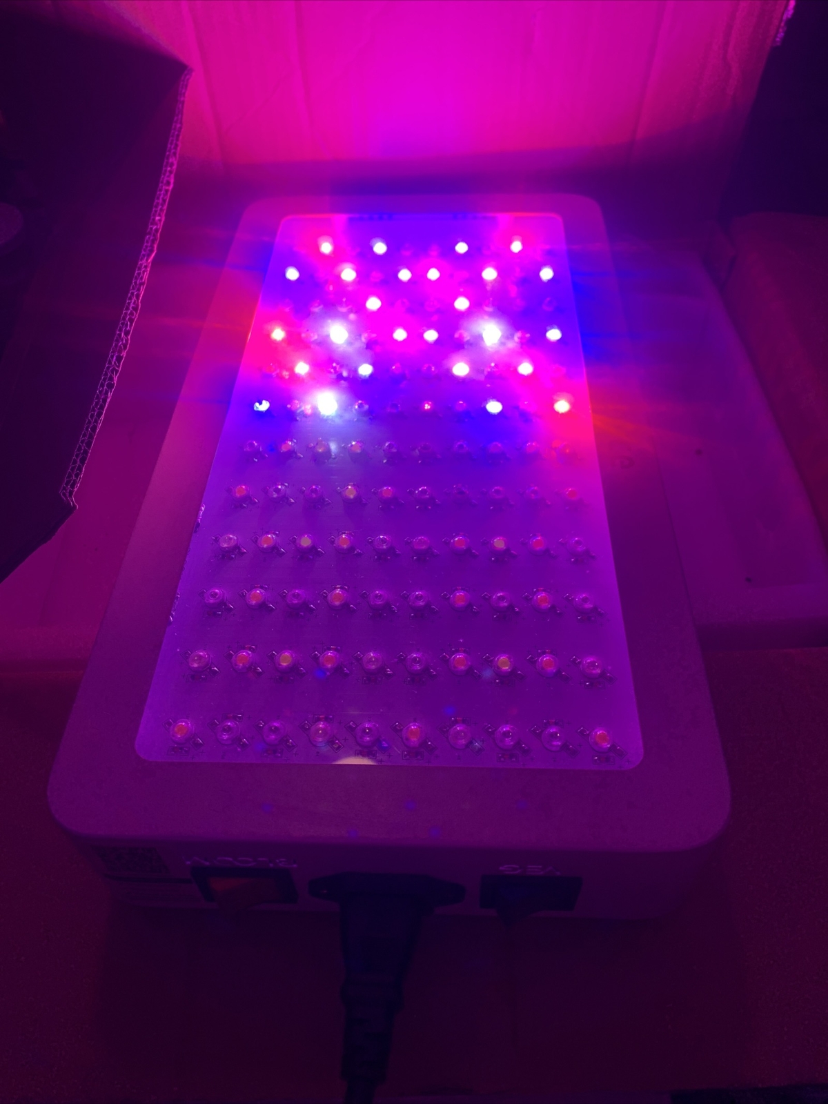 EXLENVCE LED Grow Light Full Spectrum Indoor Plants Veg Flower