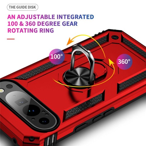 For Google Pixel 9 Pro XL 8 7 6 Pro 9A 8A 7A Magnetic Case Shockproof Ring Cover - Picture 57 of 62