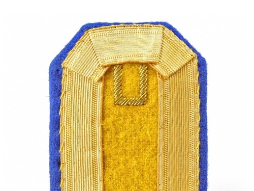 Officers Eupalets 2nt grenadiers division, yellow, gold, blue pipped - Picture 3 of 6