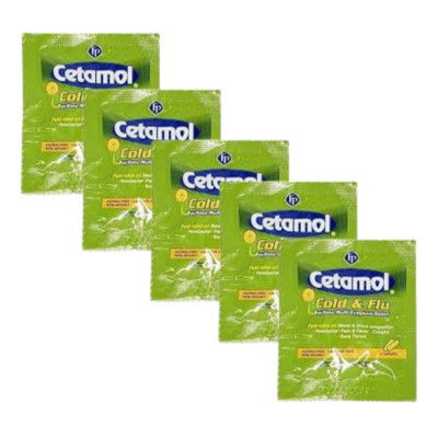 CETAMOL COLD & FLU DAY TIME (10 Tablets)