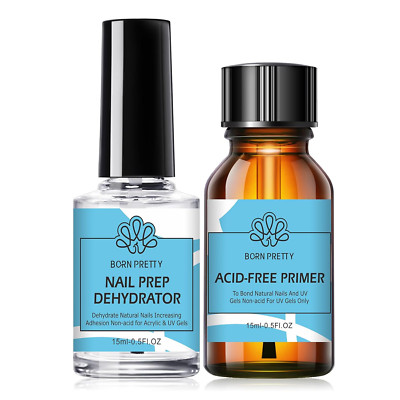 Preparador de uñas natural, deshidratante y fijador sin ácido
