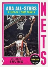 JULIUS ERVING ABA ALL STAR C# BUY 5 GET 1 FREE ### or 30% OFF 12 OR MORE
