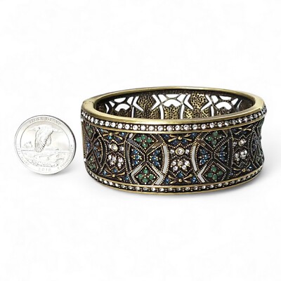HEIDI DAUS BYZANTINE VINTAGE WATCH BANGLE s-l400.jpg main image 3