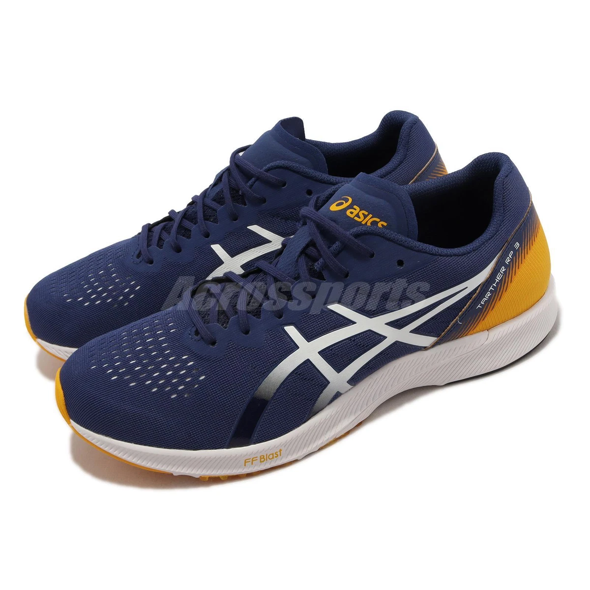 Asics Tarther RP 3 Deep Ocean Blue White Men Running Sports Shoes 1011B465-400