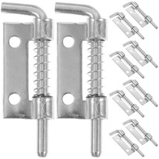 10X Spring Latch Galvanized Iron Locked Bolt Trailer Door Loaded for Garage New