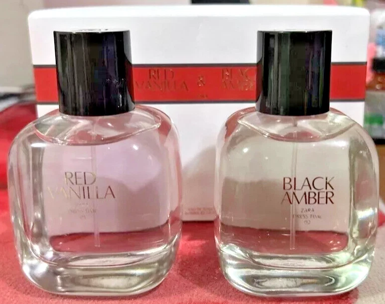 Zara Red Vanilla & Black Amber Duo Set Parfum 2 x 90 ml Spray Damenduft