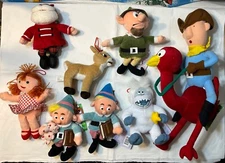 Rudolph Misfit Toys Abominable Snow Monster 2002 Stuffins Plush figure Lot