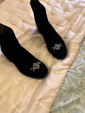 Chanel Velvet Lion Ancle Boots