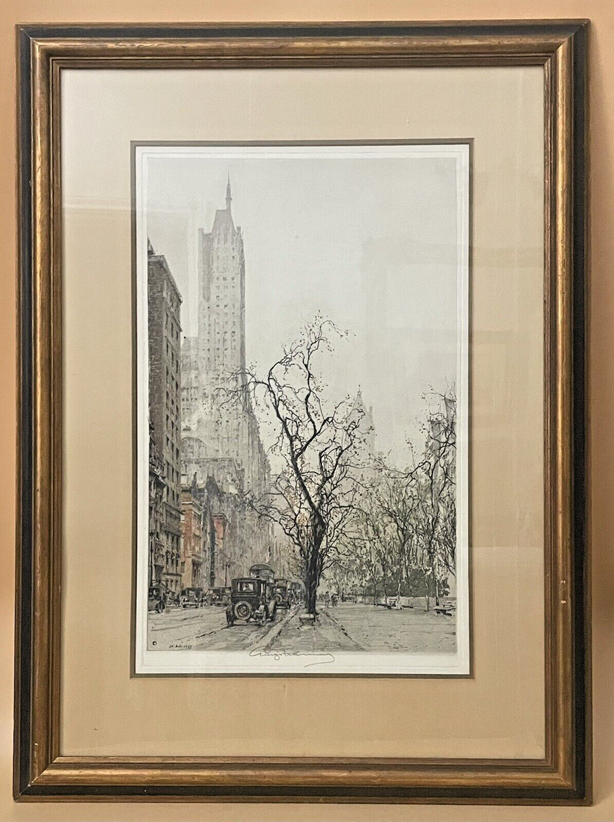 Luigi Kasimir “The Minaret” Color Etching 1927 | eBay