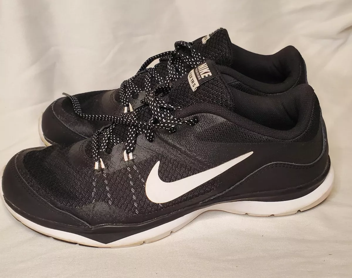 Nike Flex TR 5 Training Athletic Shoes Sneakers Blank and White