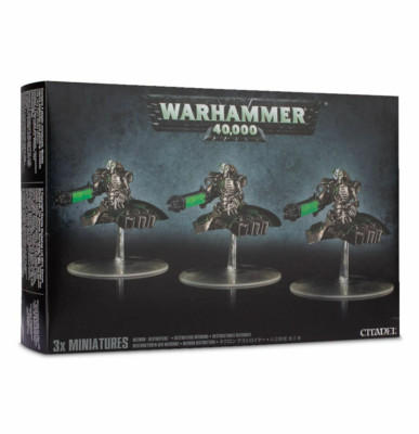 Necron Destroyer Squadron (Builds 3x Destroyers) Warhammer 40K NIB