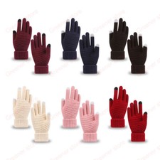 Smart Touch Screen Gloves Unisex Winter Warm Telefingers Knit Full Finger Mitten