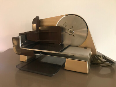 Graef Allesschneider Typ FA-174T Wellenmesser Schneidemaschine GOLD Gebrauchsanw