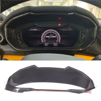 Carbon Fiber Car Inner Dashboard Panel Trim Cover For Lamborghini URUS 2018-2021