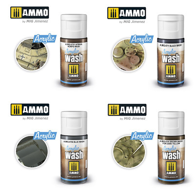Munition von Mig Acryl Waschflaschen (Einzelne alle Farben)