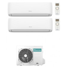 CONDIZIONATORE DUAL SPLIT HISENSE HI-COMFORT 2AMW42U4RGC R32 7000 9000 12000 
