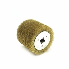 1 Piece 115x100x19mm Steel Wire Flap Brush Wheel Wood Paint Polishing Deburring