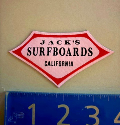 Jack's Surfboards Surf Shop PATCH Original Vintage Retro Huntington Beach JACKS